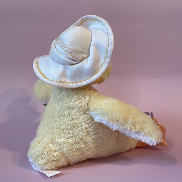 Commonwealth Toys Duck holding Flower w Butterfly & White Hat Excellent Used Co… - Picture 3 of 8